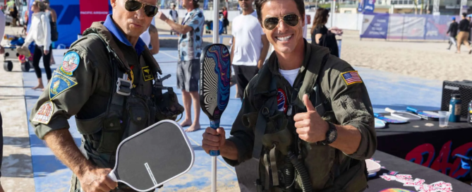 Pickleball at the Huntington Beach Airshow