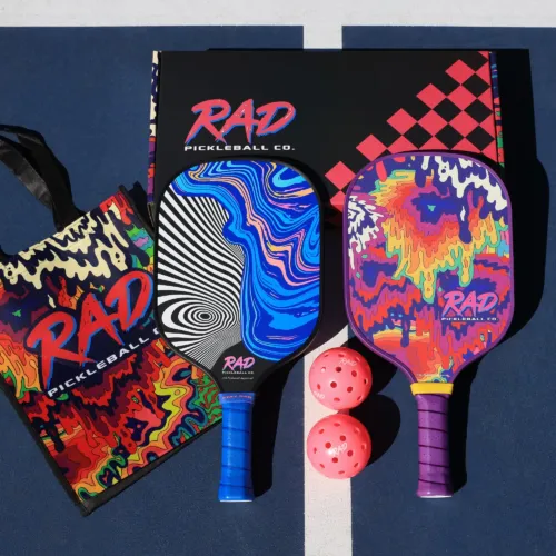 Psychedelic Pickleball Paddle Set