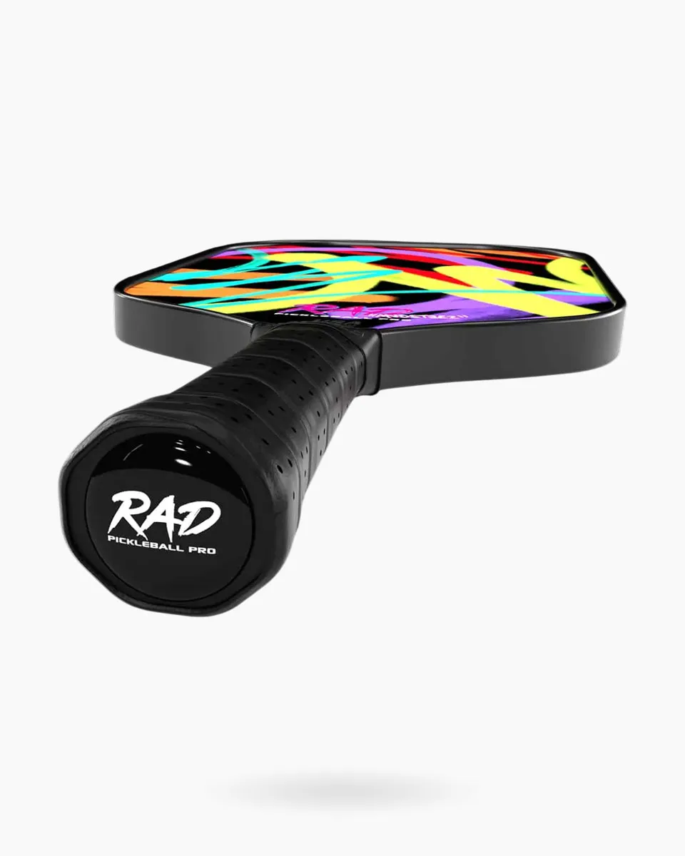 Dynamic 3/4 perspective of the Madsteez Graffiti Pro highlighting the unique MADSTEEZ artwork