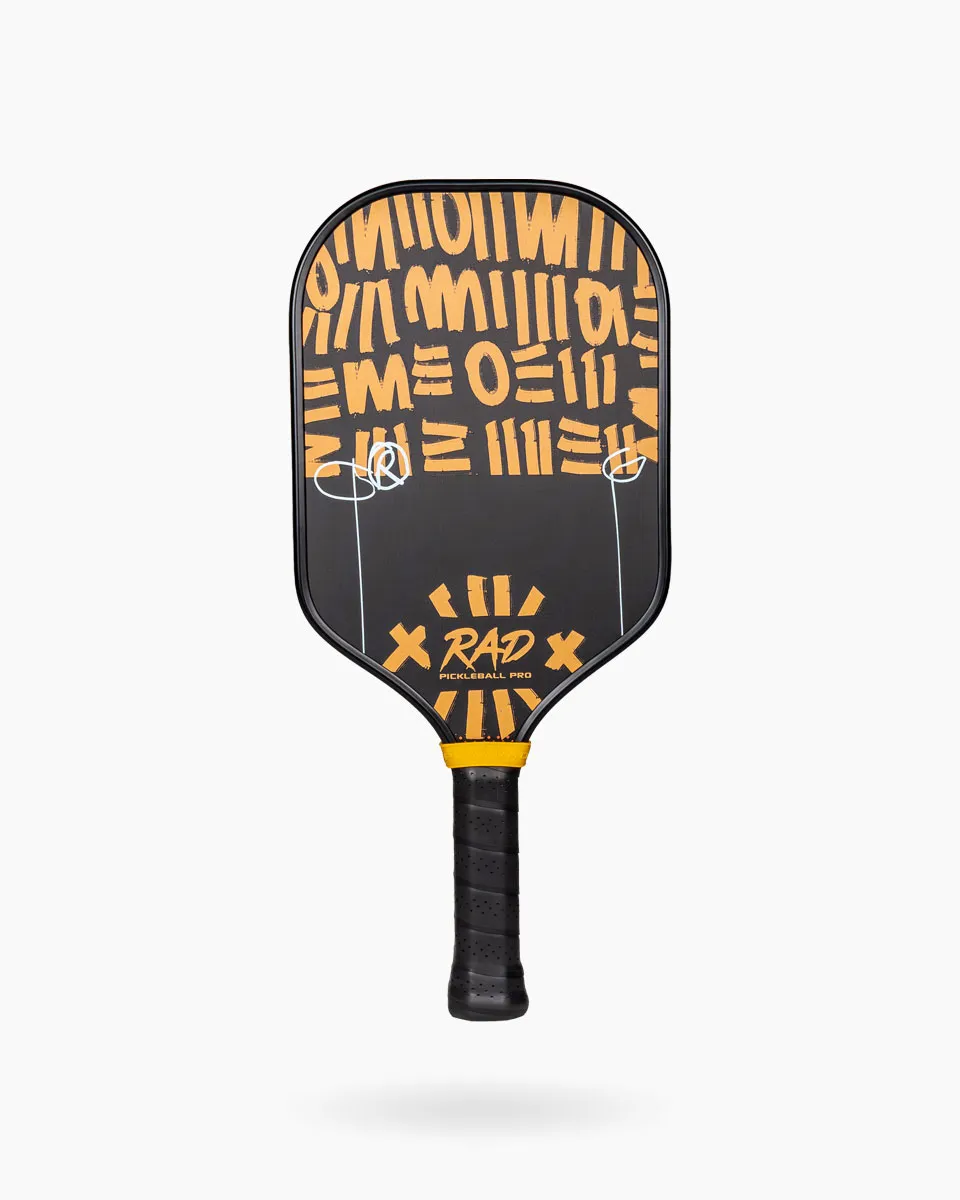 Maxime Pro Pickleball Paddle frontal view showing Maxime Manga artist design and T700 carbon face