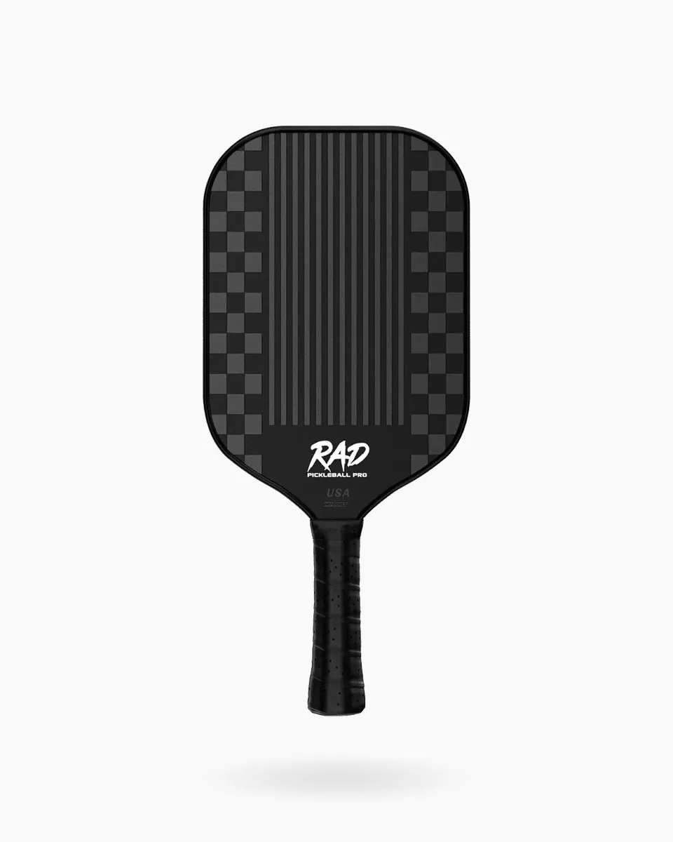 Retro Pro Pickleball Paddle full frontal view showing T700 Carbon Fiber surface and elongated shape