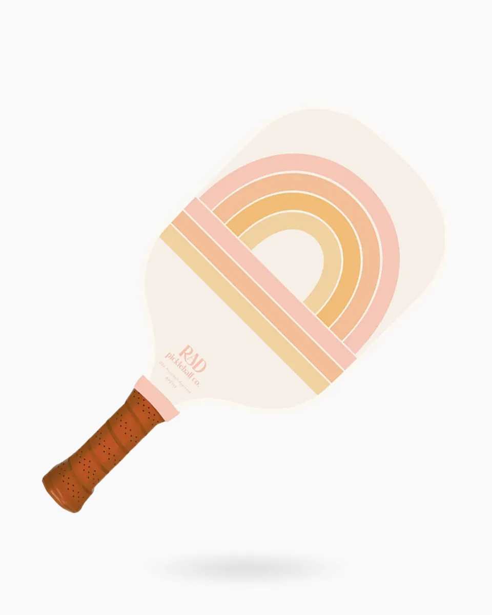 Side view of the 13mm slim profile and carbon-reinforced edge of the Sunny Daze paddle