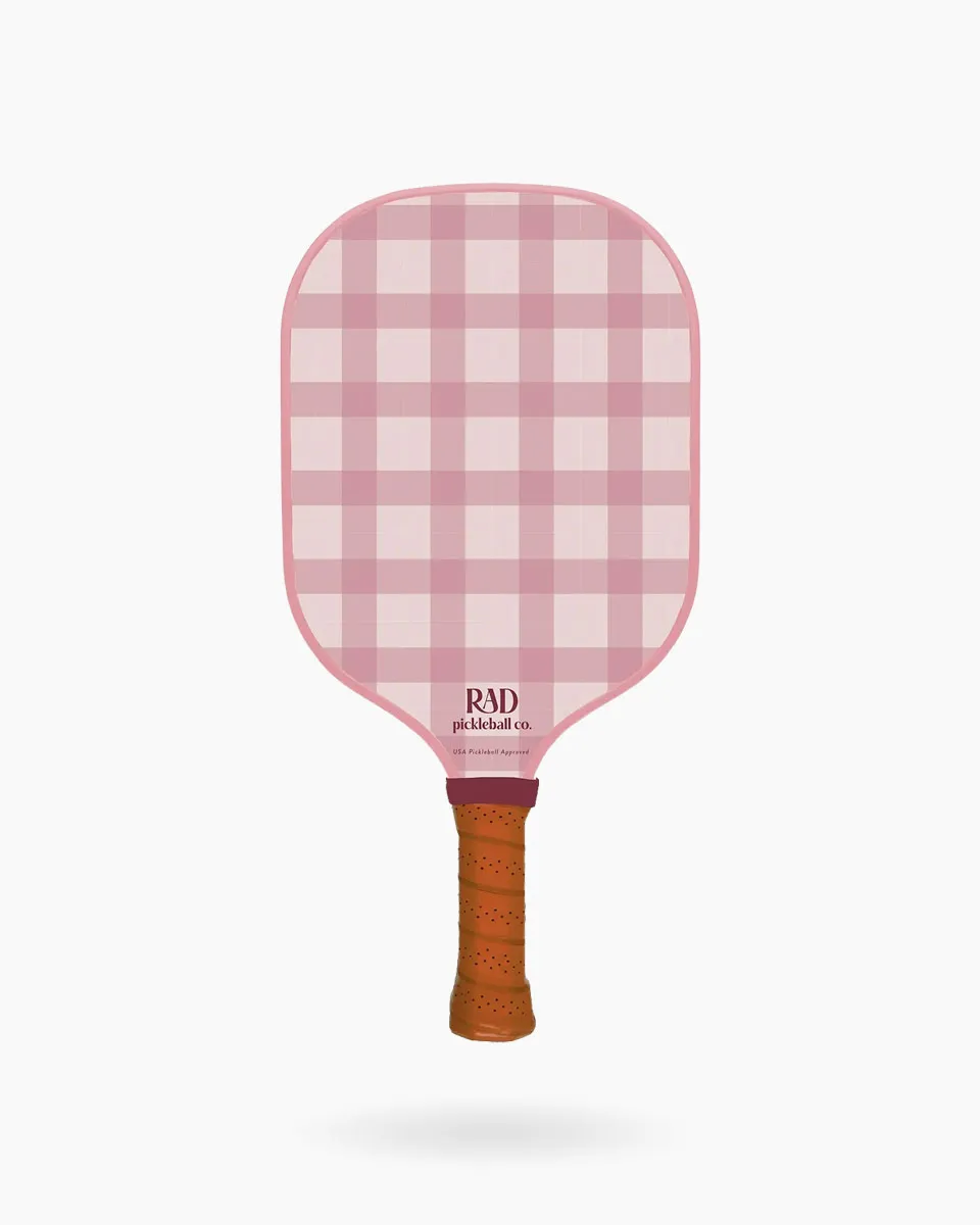 The Betty Pickleball Paddle full frontal view showing Julie Duggan Sbicca retro artwork and wide-body shape